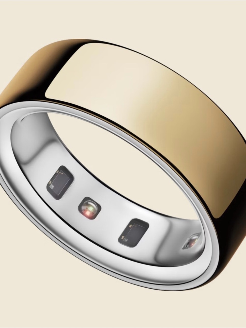 Oura Ring in Gold - Advanced Wearable Tracker
